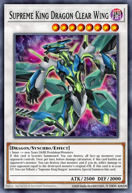 Supreme King Dragon Clear Wing