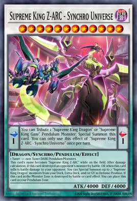 Supreme King Z-ARC - Synchro Universe